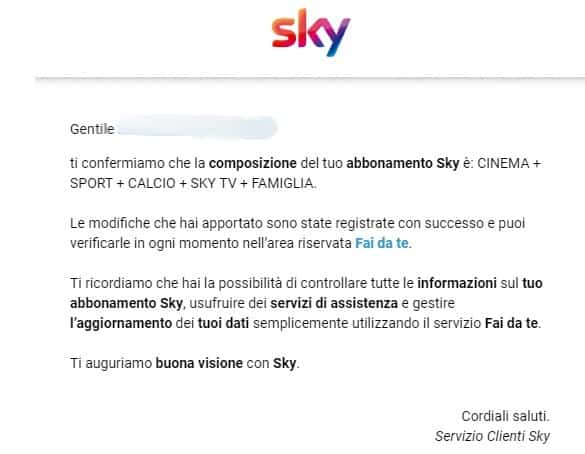 sconto sky coronavirus